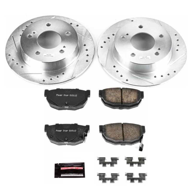Power Stop 94-98 Nissan 240SX Rear Z23 Evolution Sport Brake Kit PowerStop