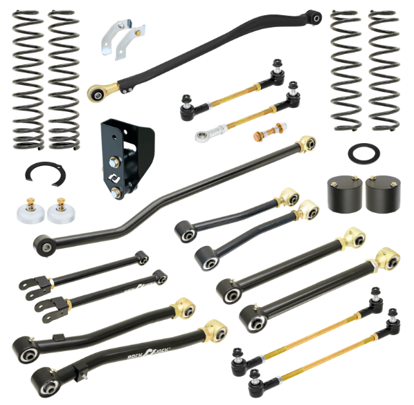 RockJock JL 392 Pro Edition Suspension System Hemi 3.5in Lift