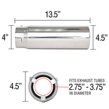 Load image into Gallery viewer, Spectre Exhaust Tip 4-1/2in. OD / Pencil