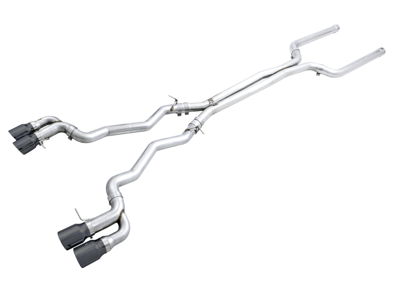 AWE Tuning 18-19 BMW M5 (F90) 4.4T AWD Cat-back Exhaust - Track Edition (Diamond Black Tips) AWE Tuning