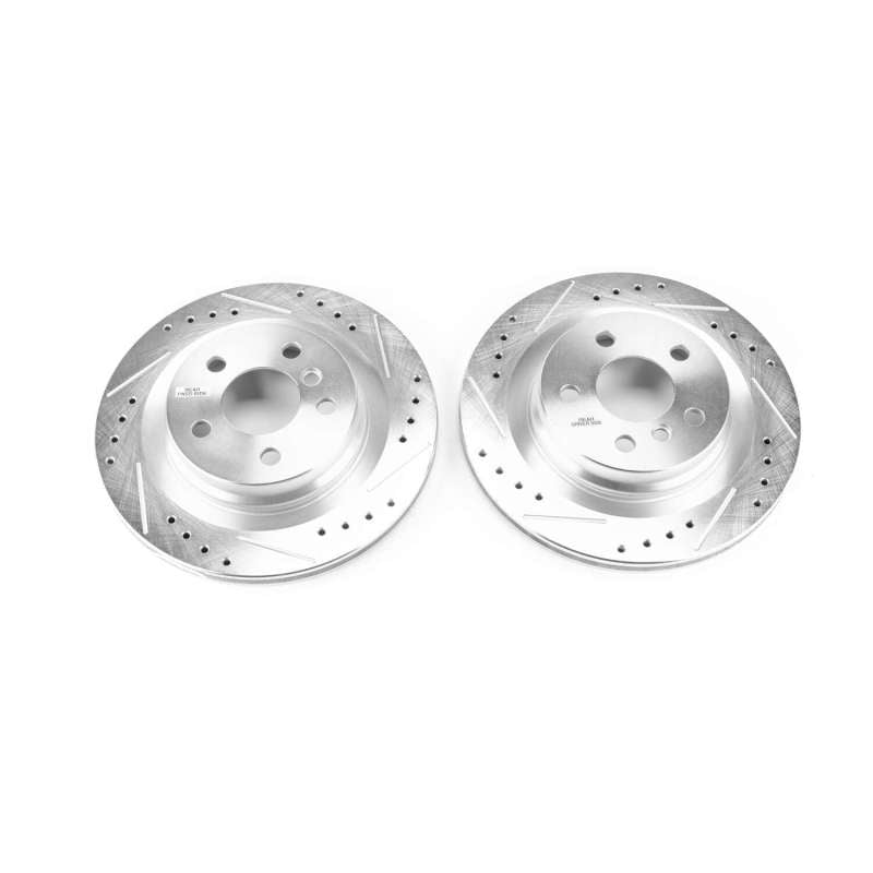 Power Stop 16-18 BMW X1 Rear Evolution Drilled & Slotted Rotors - Pair PowerStop