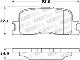 StopTech Premium Ceramic Brake Pads - 308.08850