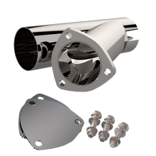 Load image into Gallery viewer, QTP 3.00 Inch Stainless Steel Exhaust Cutout (Universal) - 10300