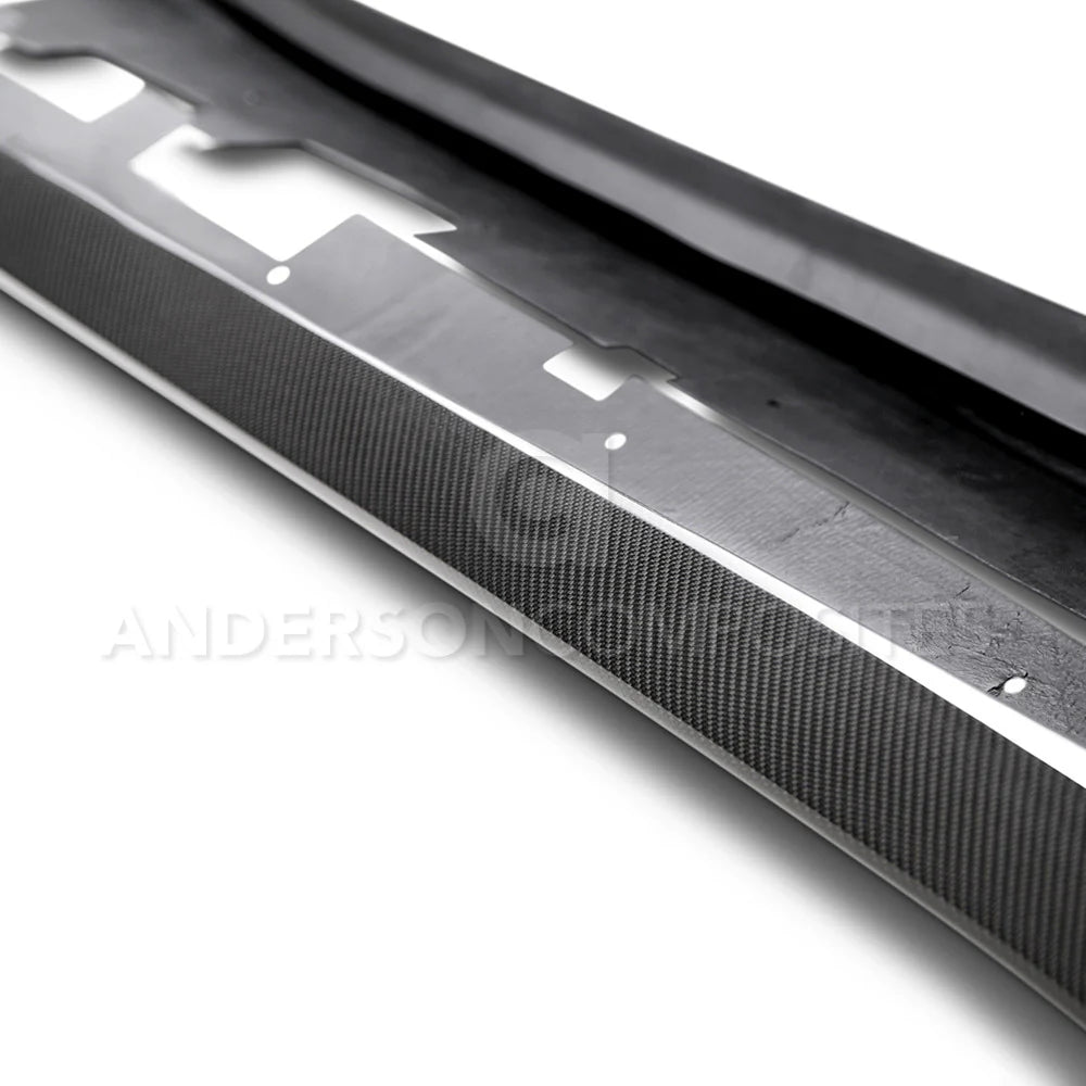 Anderson Composites 2016 - 2024 Camaro Type-AZ Carbon Fiber Rocker Panels - AC-SS16CHCAM-AZ