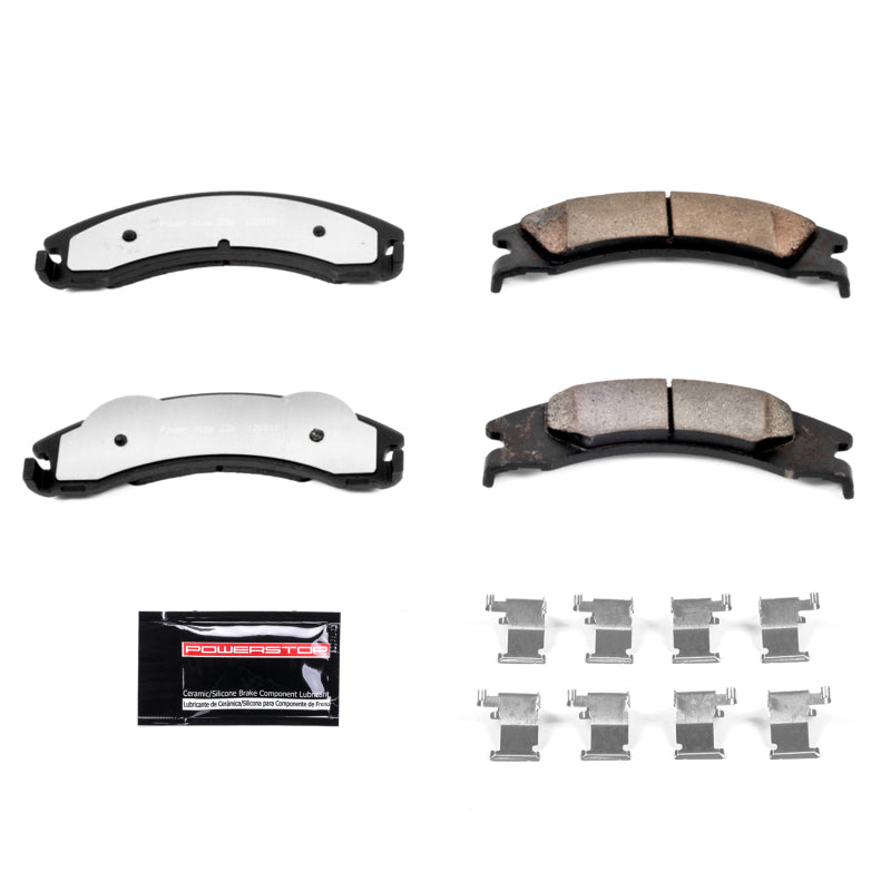 Power Stop 08-14 Ford E-150 Rear Z36 Truck & Tow Brake Pads w/Hardware PowerStop