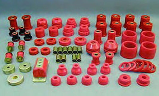 Prothane Total Vehicle Suspension Bushing Kit for 1965–70 Chevy Full-Size 2-Door, Red – 7-2015