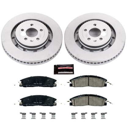 Power Stop 13-19 Ford Explorer Front Z17 Evolution Geomet Coated Brake Kit PowerStop