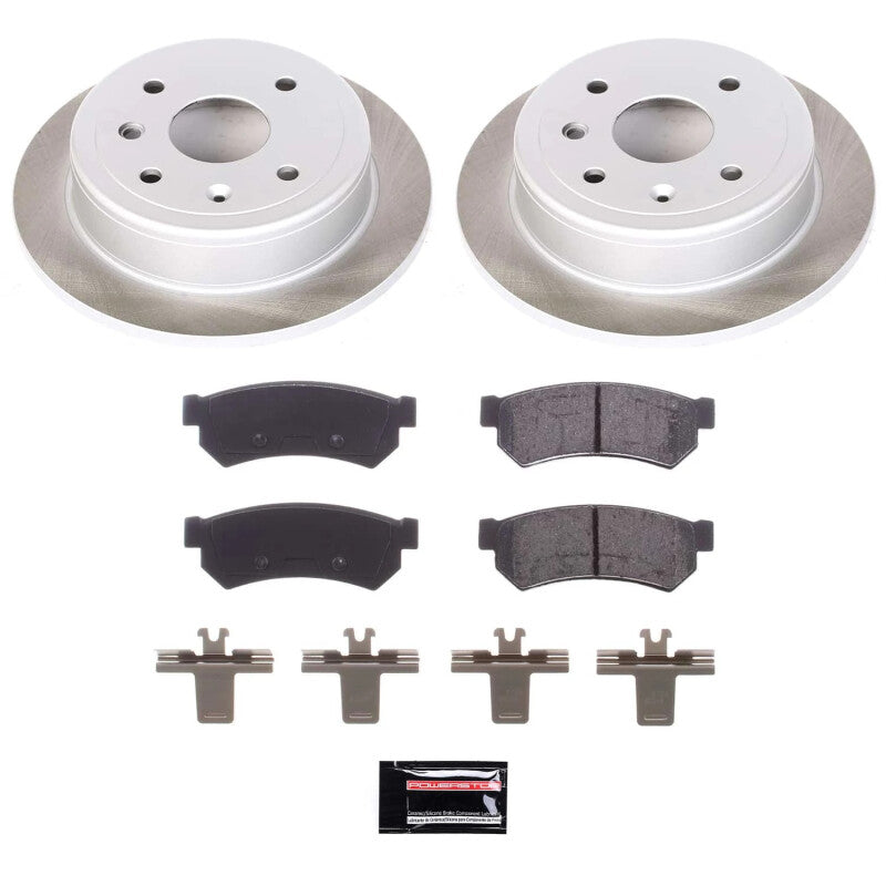 Power Stop 07-08 Suzuki Reno Rear Semi-Coated Rotor Kit PowerStop