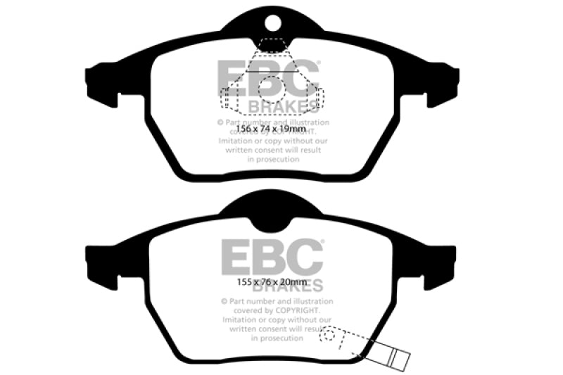 EBC GreenStuff Front Brake Pads - DP21443 EBC