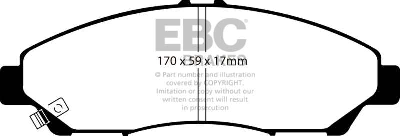 EBC GreenStuff Front Brake Pads - DP21801