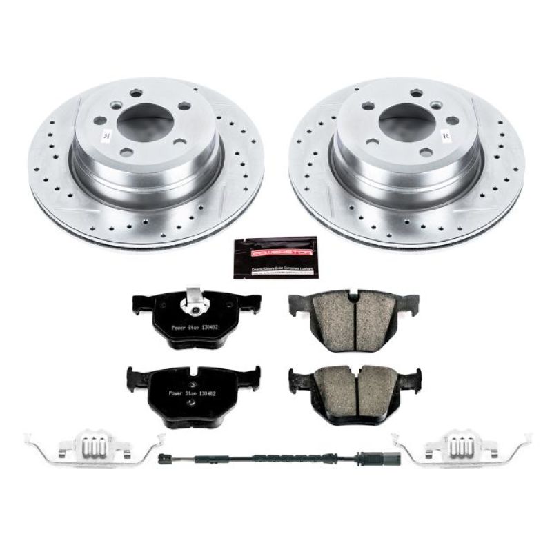 Power Stop 16-18 BMW X5 Rear Z23 Evolution Sport Brake Kit