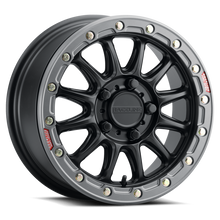 Load image into Gallery viewer, Raceline A14BG Alpha 15x7in/5x114.3 BP/53mm Offset/68mm Bore - Black &amp; Gunmetal Ring Beadlock Wheel