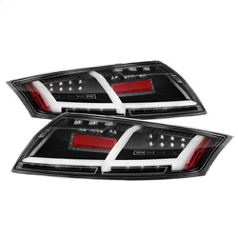 Spyder Audi TT 07-12 LED Tail Lights Black ALT-YD-ATT07-LED-BK SPYDER