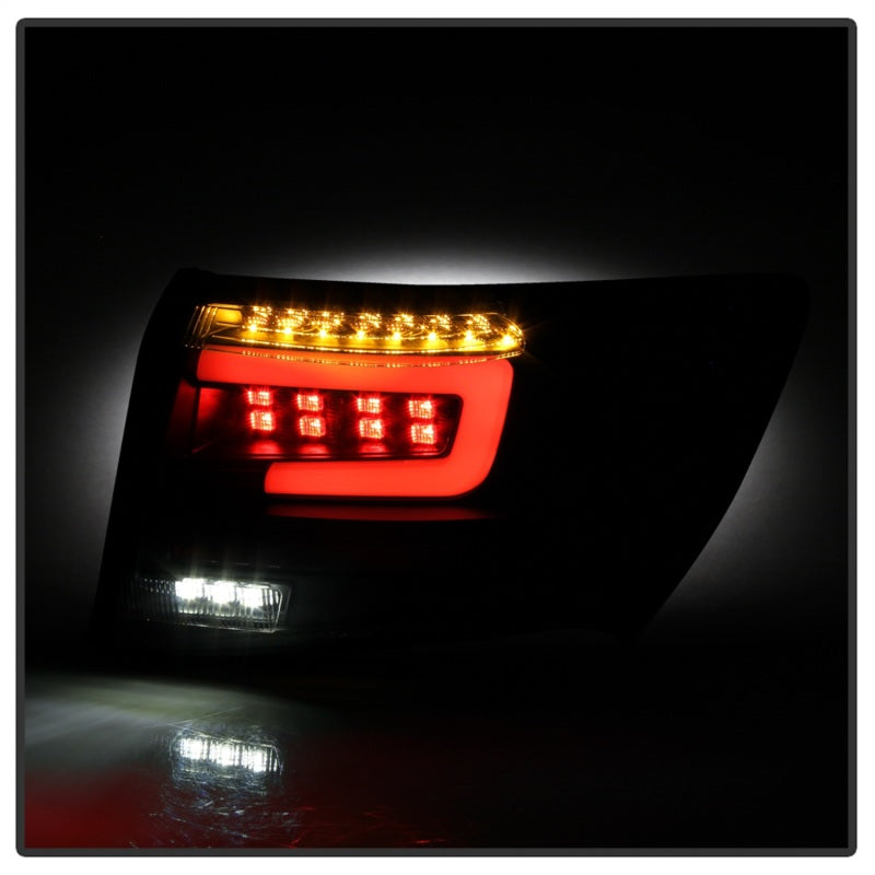 Spyder 08-11 Subaru Impreza WRX 4DR LED Tail Lights - Black ALT-YD-SI084D-LED-BK SPYDER