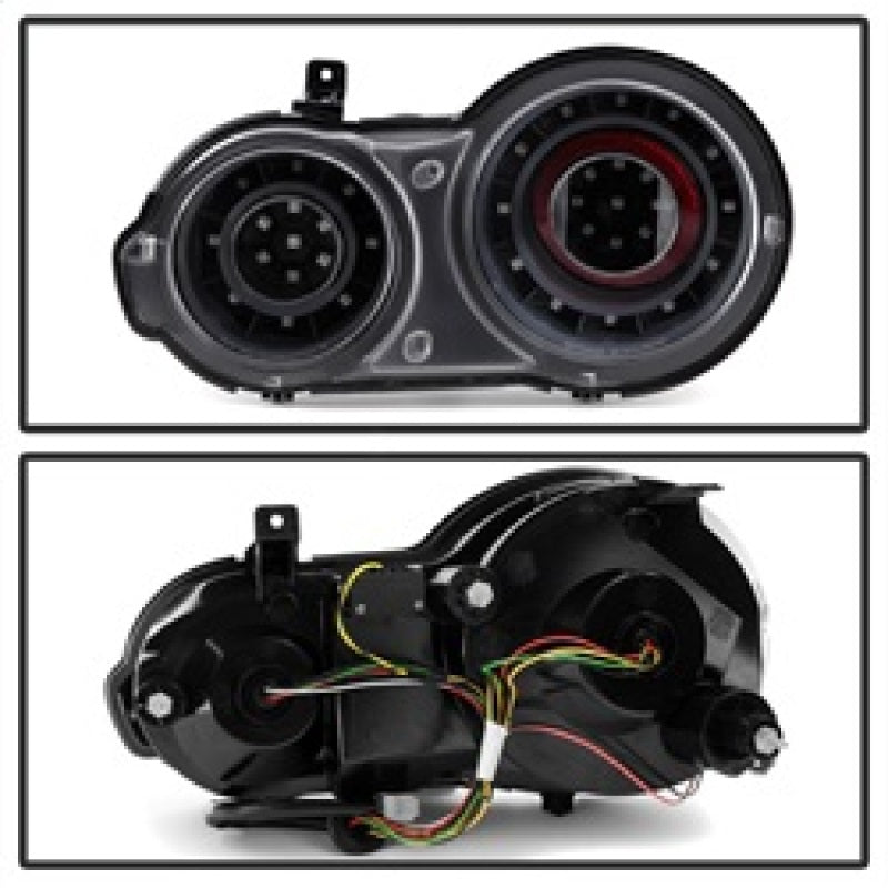 Spyder 09-15 Nissan GTR LED Tail Lights Black ALT-YD-NGTR09-LED-BK SPYDER