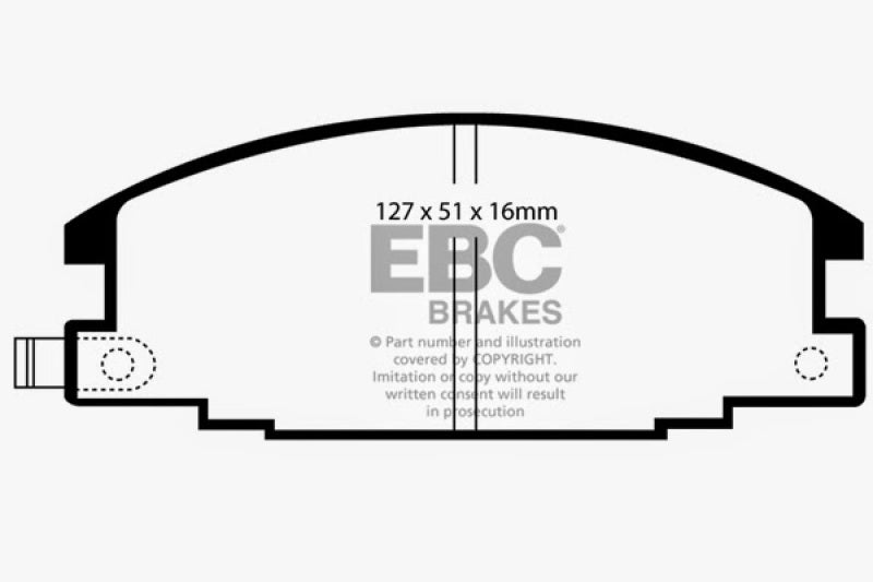 EBC Ultimax2 Front Brake Pads - UD363