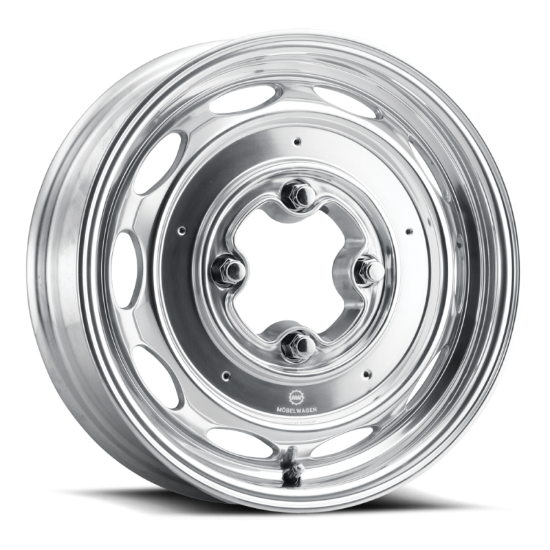 Mobelwagen MW-430P Interceptor 15x4.5in / 4x130 BP / 25mm Offset / 85.85mm Bore - Polished Wheel