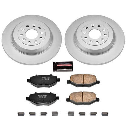 Power Stop 11-15 Ford Edge Rear Z17 Evolution Geomet Coated Brake Kit PowerStop