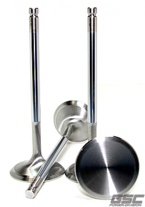 GSC P-D Audi DAZA 28mm Head STD 101.8mm Long Chrome Polished Exhaust Valve - Single - 2257-01
