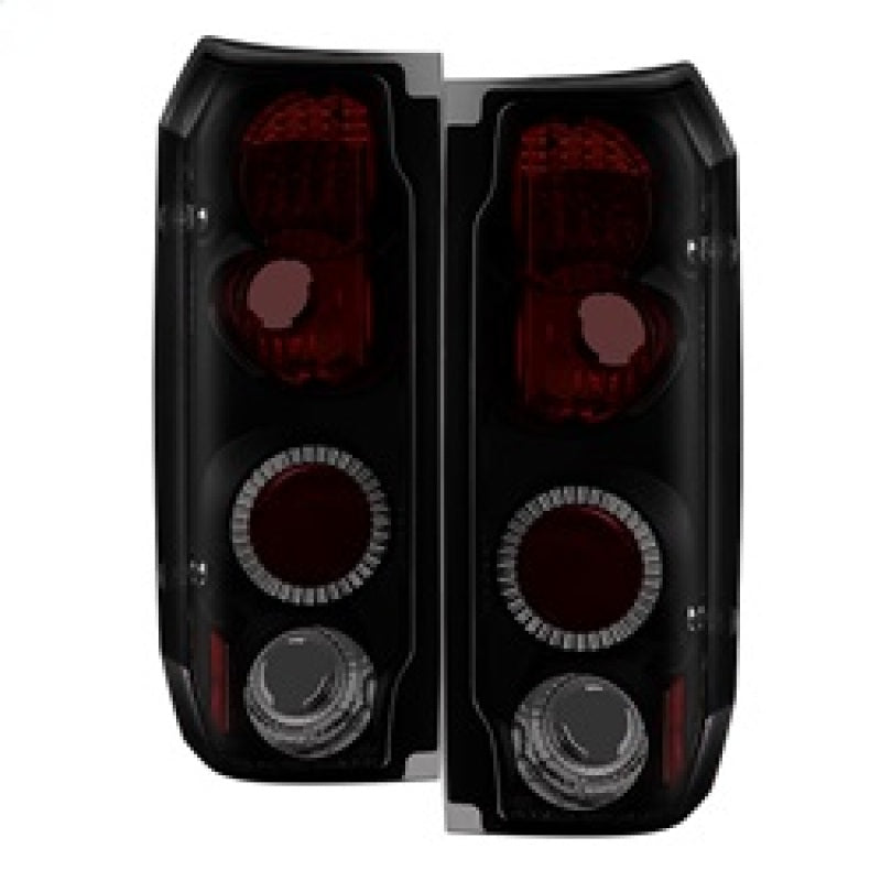 Spyder Ford F150 87-96/Ford Bronco 88-96 Euro Style Tail Lights Black Smoke ALT-YD-FF15089-BSM SPYDER