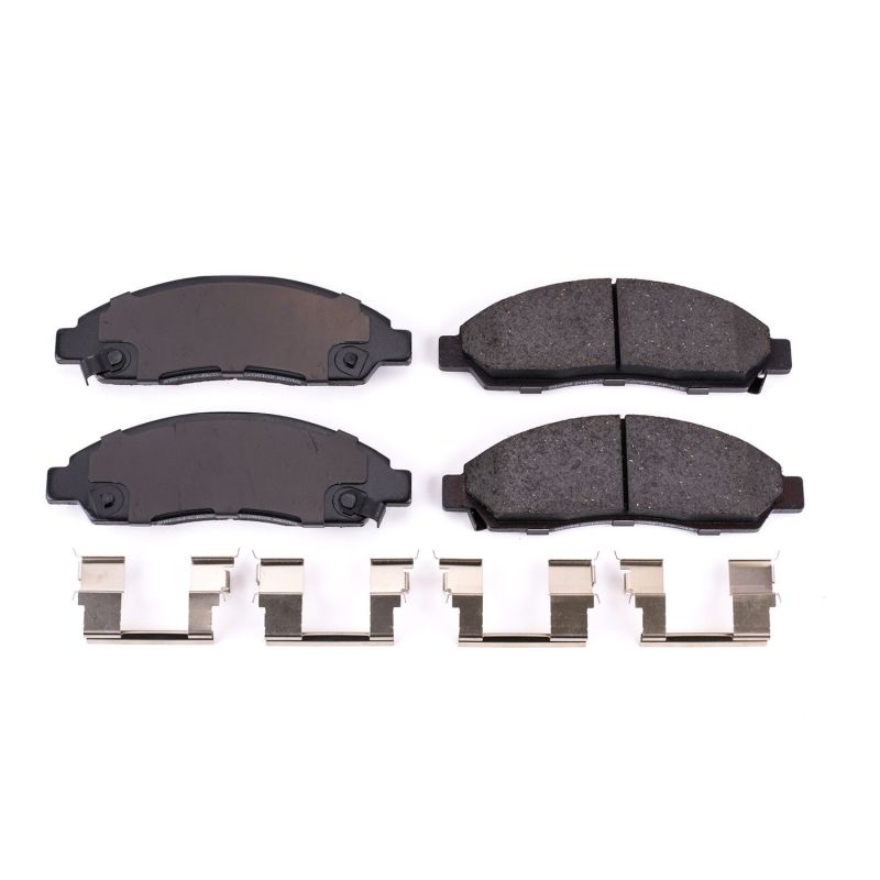 Power Stop 04-08 Chevrolet Colorado Front Z17 Evolution Ceramic Brake Pads w/Hardware PowerStop