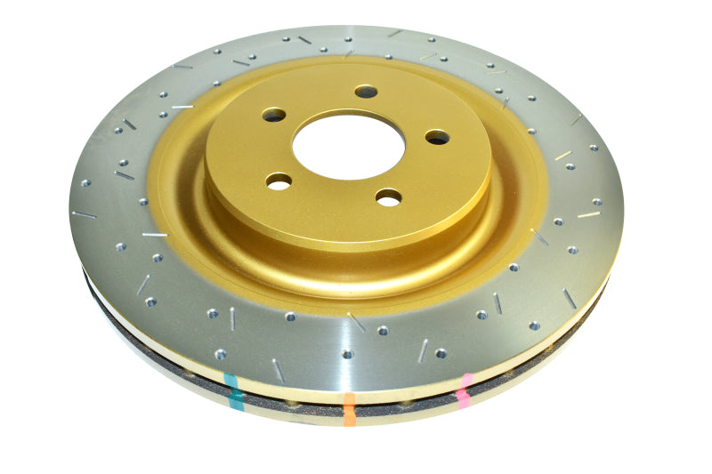 DBA 14-21 Volkswagen GTI (w/Perf Pkg 310mm Rear Disc) Rear 4000 Series Drilled & Slotted Rotor DBA