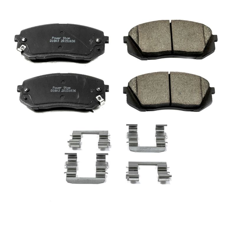 Power Stop 15-16 Hyundai Sonata Front Z17 Evolution Ceramic Brake Pads w/Hardware PowerStop