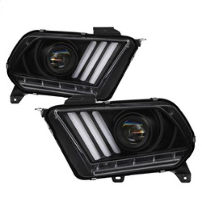 Spyder Ford Mustang 10-13 Projector Headlights - HID Model Only - Black PRO-YD-FM2010V2-HID-BK SPYDER