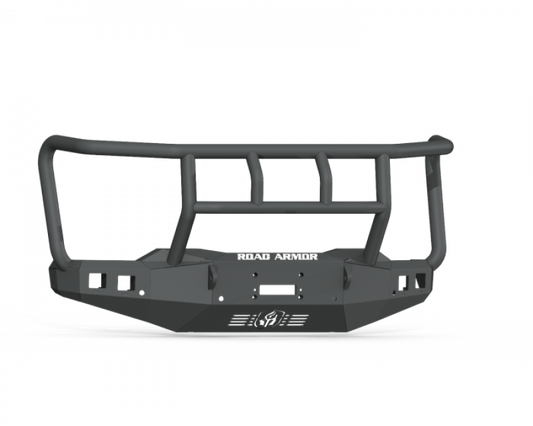 Road Armor 20-22 Chevy 2500 Stealth Front Winch Bumper Titan Guard - Texture Black Road Armor
