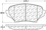 StopTech Street Disc Brake Pads - 305.11790