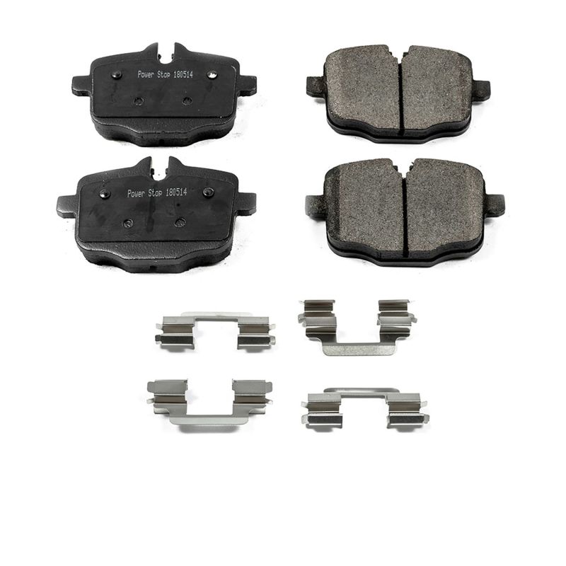 Power Stop 2017 BMW 530i Rear Z17 Evolution Ceramic Brake Pads w/Hardware PowerStop