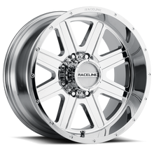 Load image into Gallery viewer, Raceline 940C Hostage 20x9in / 8x180 BP / 12mm Offset / 124.2mm Bore - Chrome Wheel