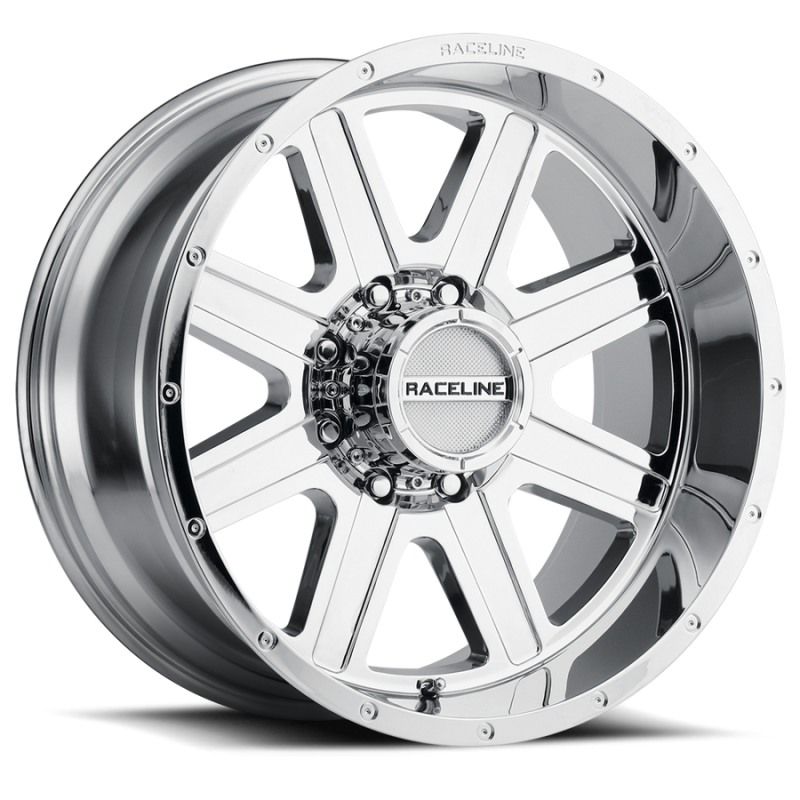 Raceline 940C Hostage 20x10in / 6x135 BP / -19mm Offset / 87.1mm Bore - Chrome Wheel