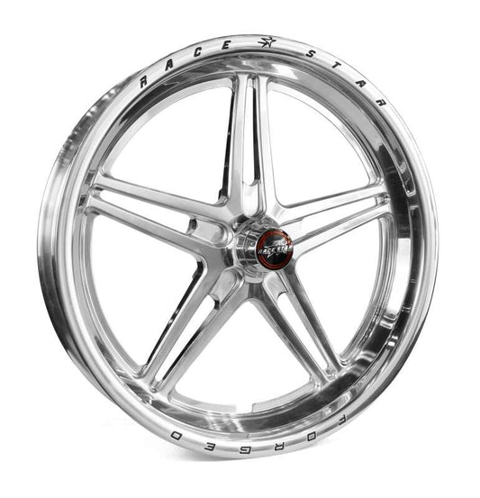 Race Star 63 Pro Forged 17x2.4 Anglia/Strange Spindle Mount 1.13in. BS Wheel - Polished 63-72400112AP