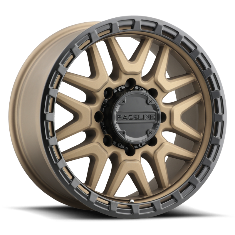 Raceline 953BZ Krank 18x9in / 6x139.7 BP / 18mm Offset / 106.1mm Bore - Bronze Wheel