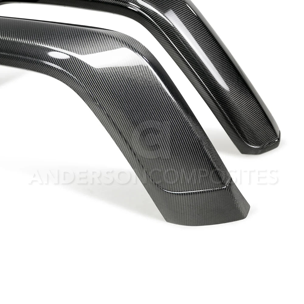 Anderson Composites 2020-2023 Jeep Gladiator (JT) Carbon Fiber Rear Fender Flares (Pair) - AC-FLR19JPJT-R