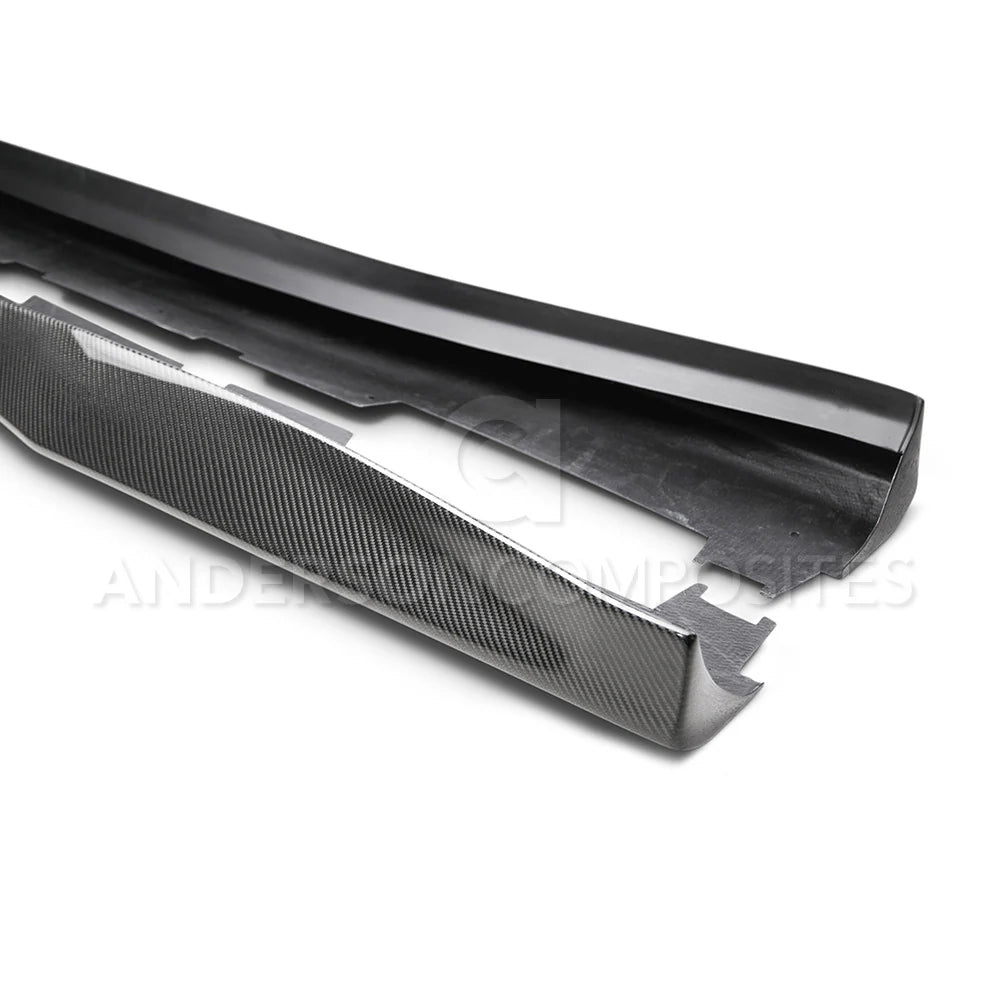 Anderson Composites 2016 - 2024 Camaro Type-AZ Carbon Fiber Rocker Panels - AC-SS16CHCAM-AZ