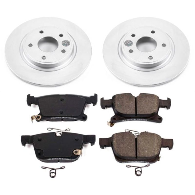 Power Stop 17-19 Chrysler Pacifica Rear Z17 Evolution Geomet Coated Brake Kit PowerStop