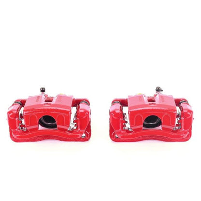 Power Stop 09-11 Hyundai Genesis Rear Red Calipers w/Brackets - Pair PowerStop