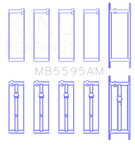 Load image into Gallery viewer, King Engine Bearings Datsun Ka-24E (Size +0.25mm) Main Bearing Set