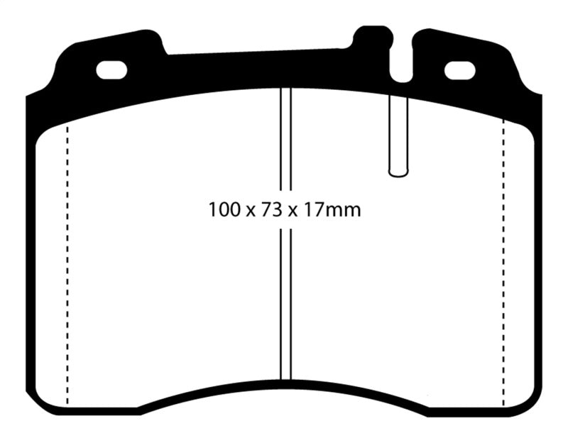 EBC YellowStuff Front Brake Pads - DP4927R EBC