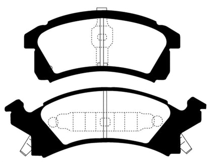 EBC YellowStuff Front Brake Pads - DP41174R EBC