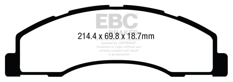 EBC Ultimax2 Front Brake Pads - UD1328