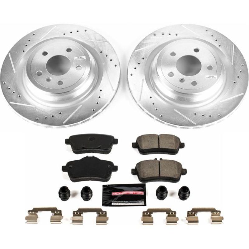 Power Stop 2016 Mercedes-Benz GLE300d Rear Z23 Evolution Sport Brake Kit PowerStop