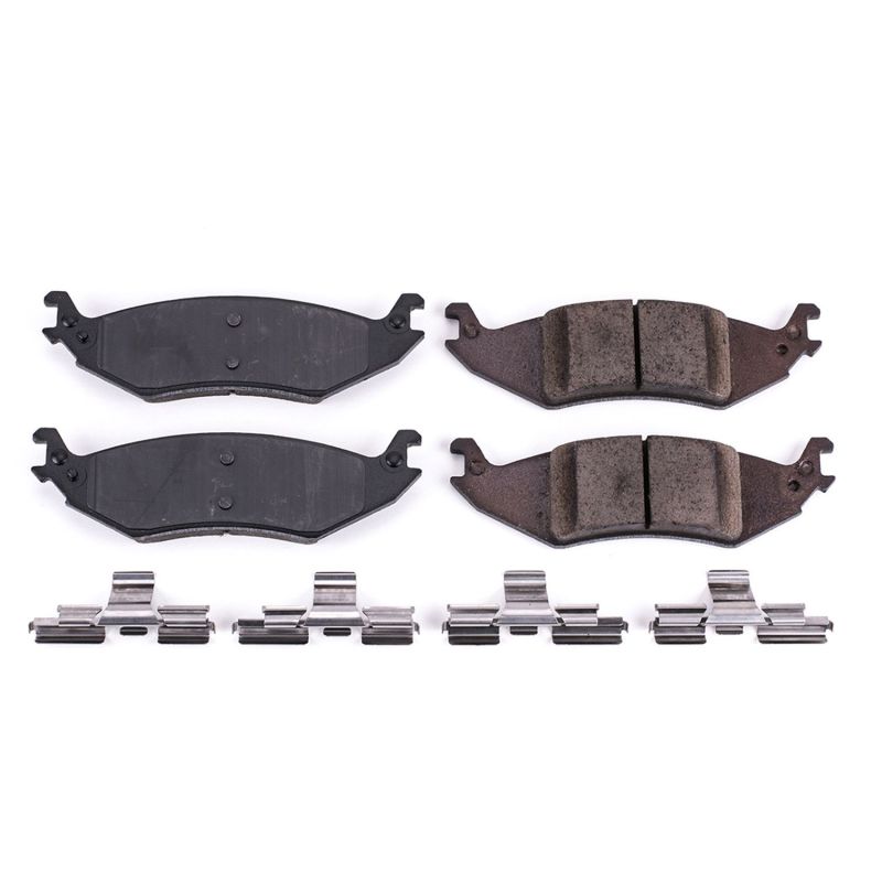 Power Stop 04-07 Ford E-150 Rear Z17 Evolution Ceramic Brake Pads w/Hardware PowerStop