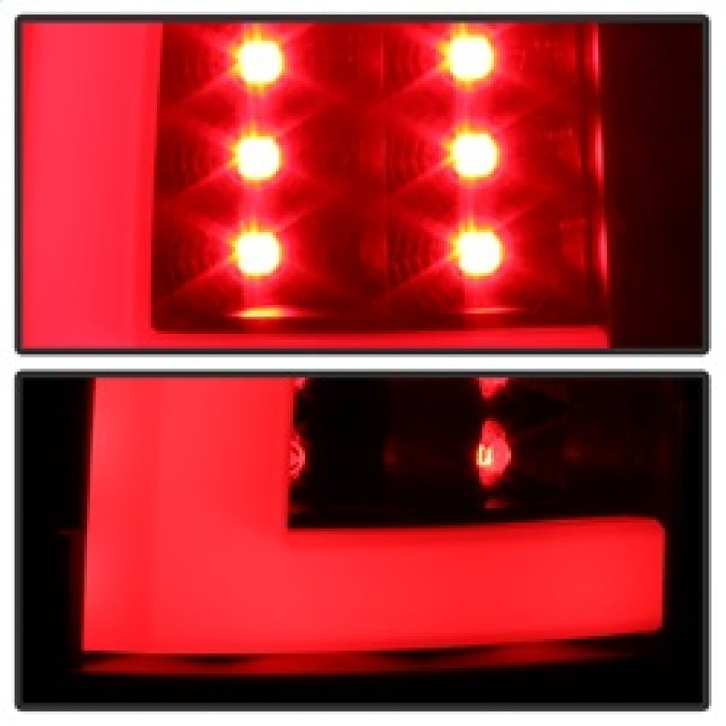 Spyder 00-06 GMC Yukon/Yukon XL V2 Light Bar LED Tail Lights - Black (ALT-YD-CD00V2-LBLED-BK) SPYDER