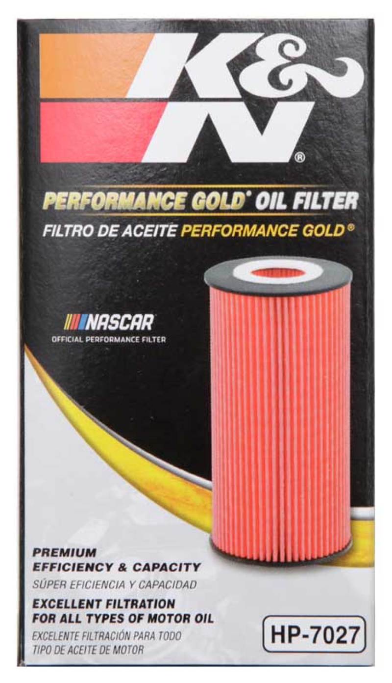 K&N Performance Oil Filter for 09-19 GM 1.4L / 1.6L / 1.8L w/ Hengst Filter Housing K&N Engineering