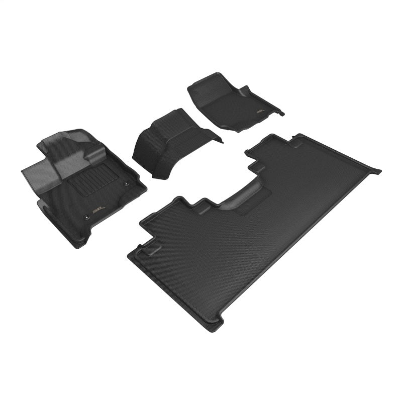 3D MAXpider KAGU 1st & 2nd Row Floor Mats for Ford F-150 SuperCab 2015-2026 - L1FR16801509