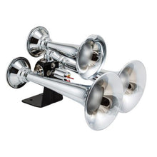 Load image into Gallery viewer, Kleinn Chrome Triple Horn/ 13.5In/11.75In/8.5In- Chrome-Plated High Impact ABS