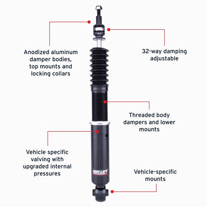 Air Lift Performance 15-20 Audi A3 / 15-24 Volkswagen GTI Air Suspension Rear Kit